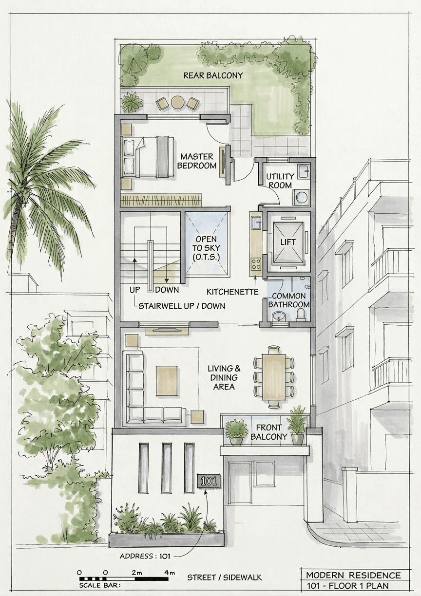 Modern Residence 101 gallery 3