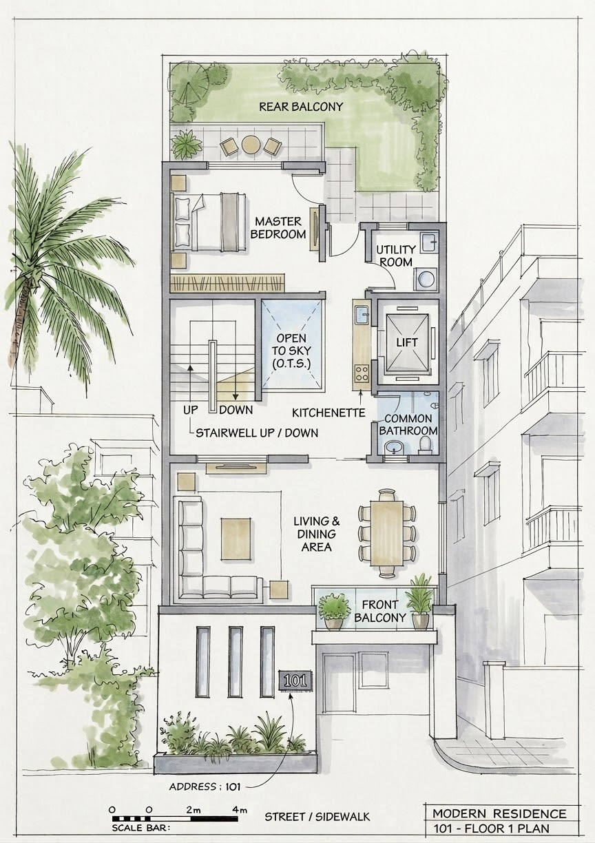 Modern Residence 101 gallery 3
